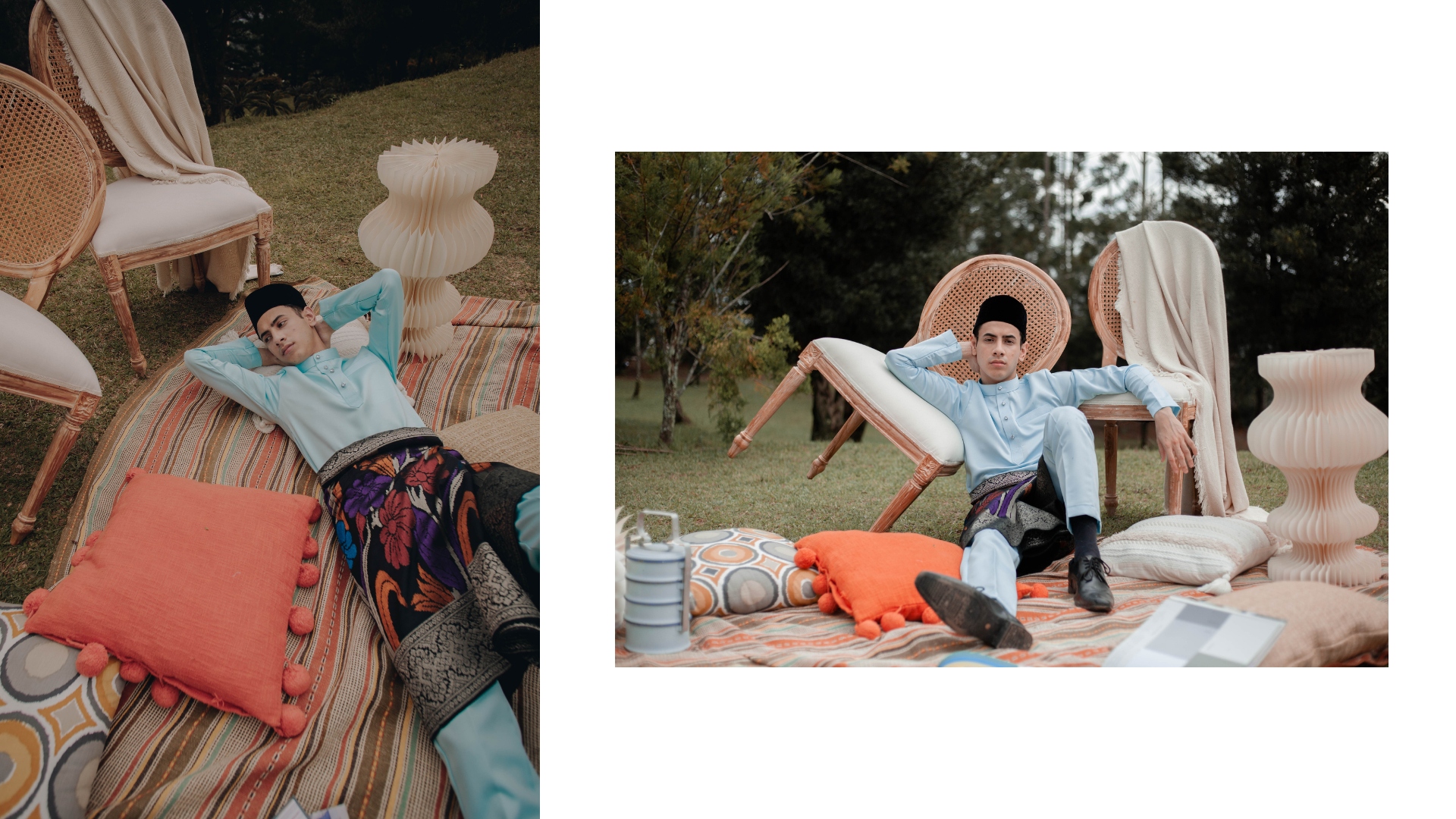 Adnaa Baju Melayu Photoshoot
