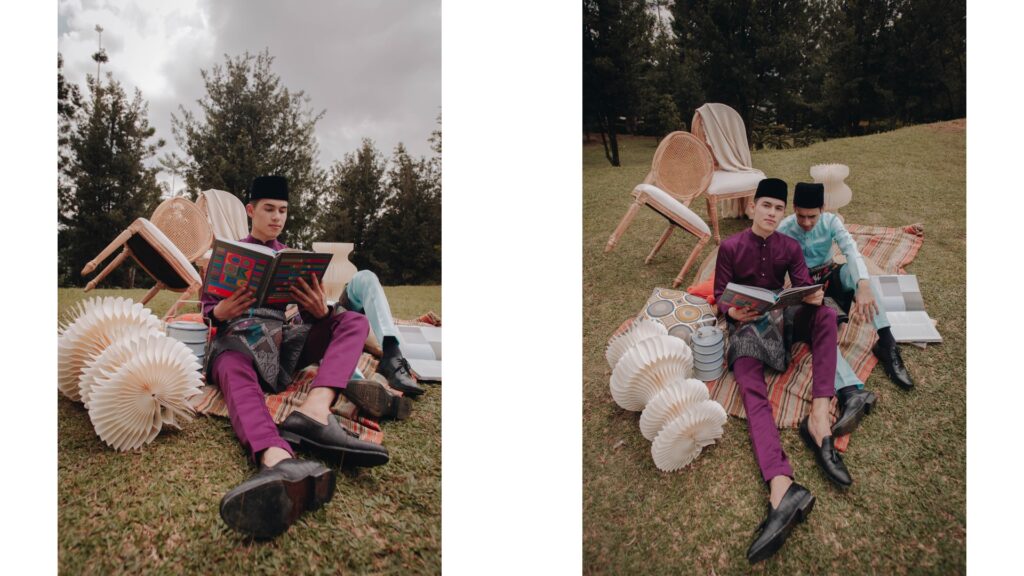 Adnaa Baju Melayu Photoshoot