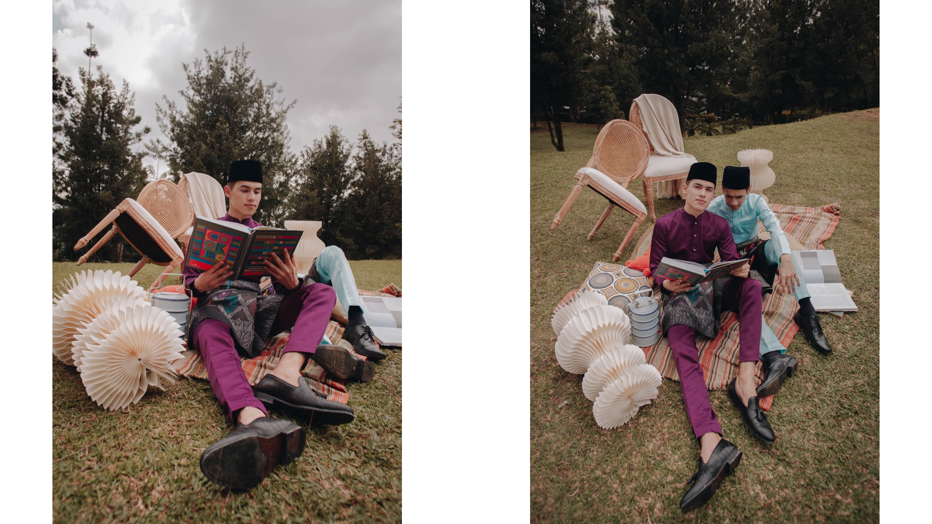 Adnaa Baju Melayu Photoshoot