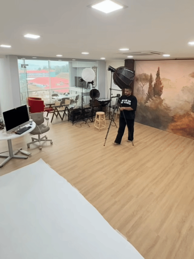 the studio